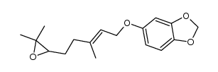 benzodioxole 6,7-epoxygeraniol结构式