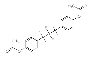 Phenol,4,4'-(1,1,2,2,3,3-hexafluoro-1,3-propanediyl)bis-, diacetate (9CI)结构式