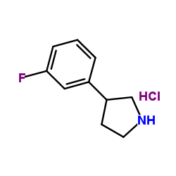 3-[3-(Trifluoromethyl)phenyl]pyrrolidine Structure