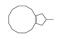 2,3,4,5,6,7,8,9,10,11,12,13-dodecahydro-2-methyl-1H-cyclopentacyclododecene结构式