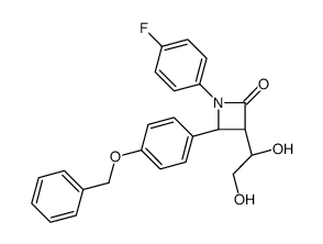 (3S,4S)-4-(4-(Benzyloxy)phenyl)-3-((S)-1,2-dihydroxyethyl)-1-(4-fluorophenyl)azetidin-2-one picture