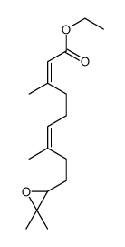 ethyl 9-(3,3-dimethyloxiran-2-yl)-3,7-dimethylnona-2,6-dienoate结构式