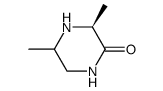 Piperazinone, 3,5-dimethyl-, (3S)- (9CI) Structure