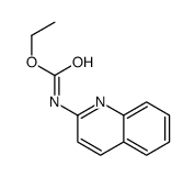 ethyl N-quinolin-2-ylcarbamate结构式