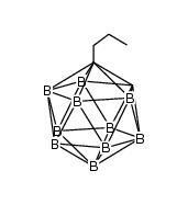 1-(n-propyl)-ortho-closocarborane-12结构式