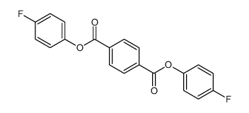 bis(4-fluorophenyl) benzene-1,4-dicarboxylate结构式
