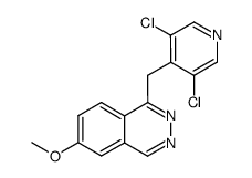 1-(3,5-dichloro-pyridin-4-ylmethyl)-6-methoxy-phthalazine结构式