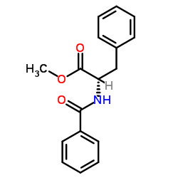 N-Benzoyl-L-phenylalanine structure