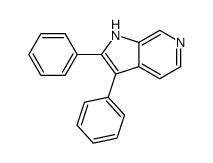 2,3-diphenyl-1H-pyrrolo[2,3-c]pyridine structure