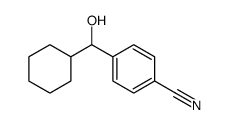 4-[cyclohexyl(hydroxy)methyl]benzonitrile结构式