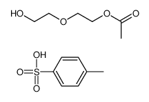 2-(2-hydroxyethoxy)ethyl acetate,4-methylbenzenesulfonic acid结构式