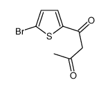 1-(5-bromothiophen-2-yl)butane-1,3-dione Structure