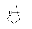 5,5-dimethyl-3,4-dihydropyrazole结构式