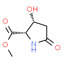 Proline, 3-hydroxy-5-oxo-, methyl ester, DL-cis- (8CI) Structure