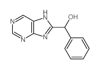 9H-Purine-8-methanol, a-phenyl-结构式
