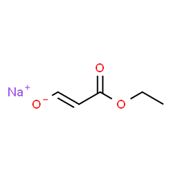 3-乙氧基-3-氧代丙-1-烯-1-醇钠结构式