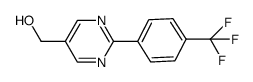 (2-(4-(trifluoromethyl)phenyl)pyrimidin-5-yl)methanol Structure