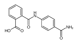 2-[(4-Carbamoylphenyl)carbamoyl]benzoic acid Structure