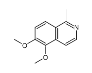 Isoquinoline, 5,6-dimethoxy-1-methyl- (6CI,8CI,9CI)结构式