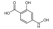 Salicylic acid,4-(hydroxyamino)- (7CI,8CI) Structure