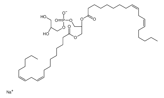 1,2-二亚油酰基-sn-甘油-3-磷酸-(1'-rac-甘油)(钠盐)图片