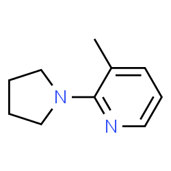 Pyridine, 3-methyl-2-(1-pyrrolidinyl)- (9CI)结构式