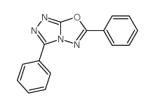 3,6-Diphenyl(1,2,4)triazolo(3,4-b)(1,3,4)oxadiazole结构式