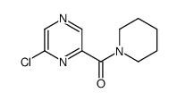 2-CHLORO-6-(1-PIPERIDINYLCARBONYL)PYRAZINE结构式