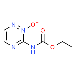 Carbamic acid,(2-oxido-1,2,4-triazin-3-yl)-,ethyl ester (9CI) structure