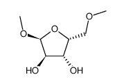 alpha-D-Xylofuranoside, methyl 5-O-methyl- Structure