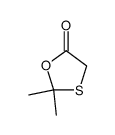 2,2-Dimethyl-1,3-oxathiolan-5-one Structure