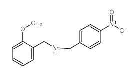 N-[(2-methoxyphenyl)methyl]-1-(4-nitrophenyl)methanamine结构式