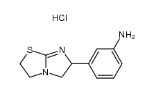 d-6-(m-aminophenyl)-2,3,5,6-tetrahydroimidazo[2,1-b]thiazole dihydrochloride Structure