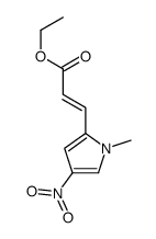ethyl 3-(1-methyl-4-nitropyrrol-2-yl)prop-2-enoate结构式