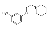 3-(2-(哌啶-1-基)乙氧基)苯胺结构式