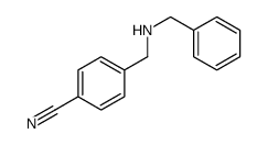 4-[(benzylamino)methyl]benzonitrile结构式