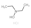 N,N-diethylhydroxylamine,hydrochloride Structure