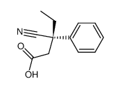 (+)-3-Phenyl-3-cyano-valeriansaeure Structure