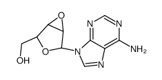 [(1S,2R,4R,5S)-2-(6-aminopurin-9-yl)-3,6-dioxabicyclo[3.1.0]hexan-4-yl]methanol结构式