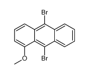 9,10-dibromo-1-methoxyanthracene结构式