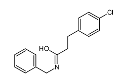N-benzyl-3-(4-chlorophenyl)propanamide Structure