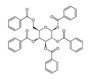1,2,3,4,6-PENTA-O-BENZOYL-β-D-GALACTOSE Structure