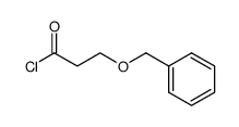 3-benzyloxypropionyl chloride结构式