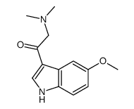 2-(dimethylamino)-1-(5-methoxy-1H-indol-3-yl)ethanone Structure