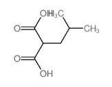 Isobutylmalonic acid structure