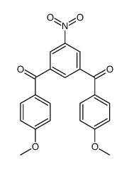 [3-(4-methoxybenzoyl)-5-nitrophenyl]-(4-methoxyphenyl)methanone结构式