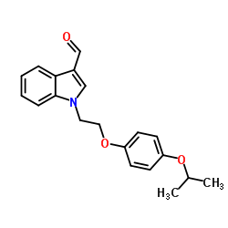 1-[2-(4-Isopropoxyphenoxy)ethyl]-1H-indole-3-carbaldehyde Structure