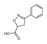 3-phenyl-4,5-dihydroisoxazole-5-carboxylic acid Structure