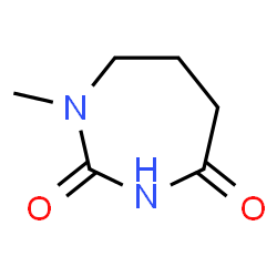 1H-1,3-Diazepine-2,7-dione,tetrahydro-3-methyl-(9CI) structure