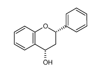 [2S,4S,(+)]-3,4-Dihydro-2-phenyl-2H-1-benzopyran-4-ol结构式